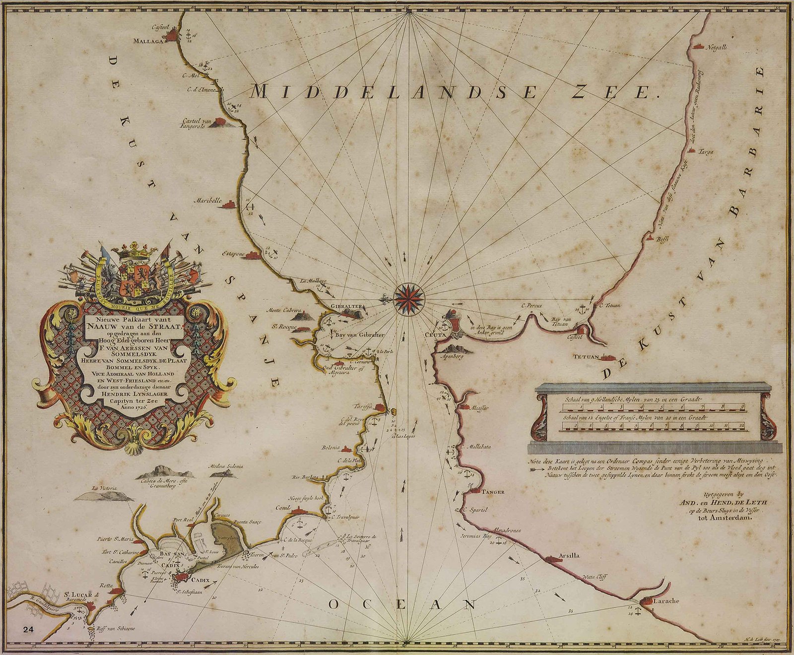 de Leth map (c. 1740)