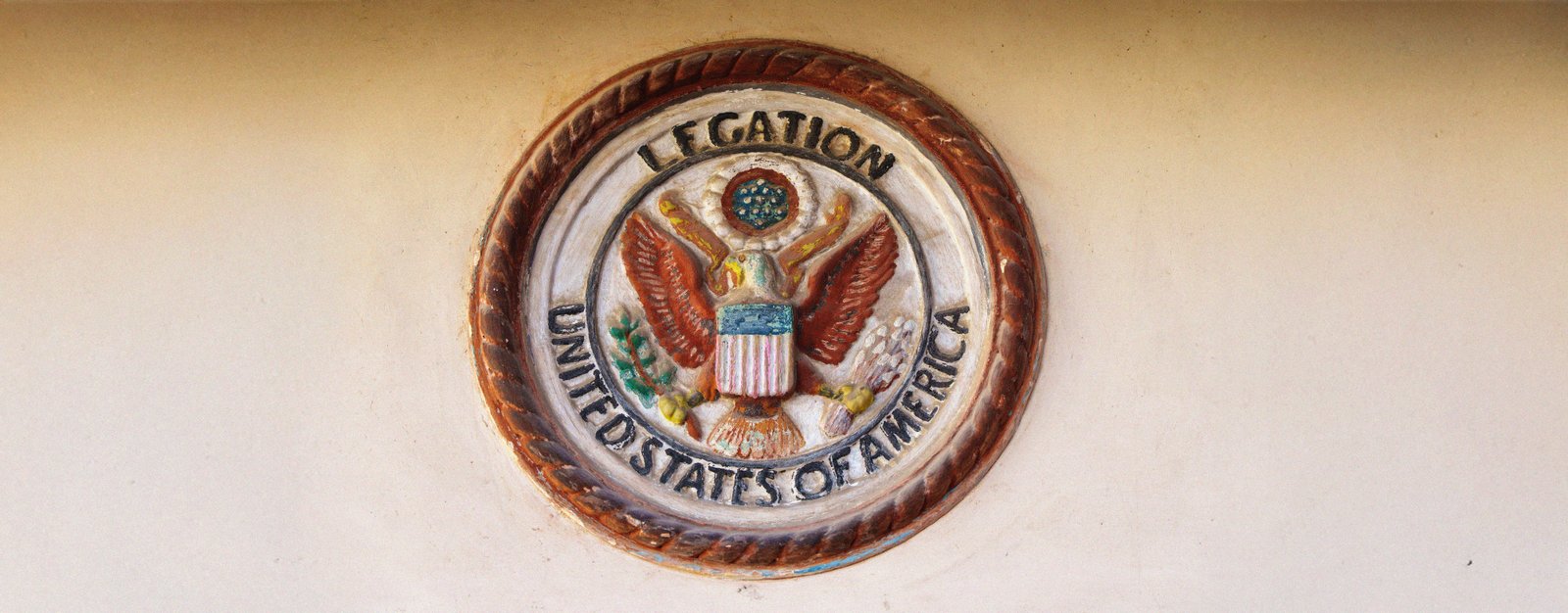 Tangier American Legation seal and entrance