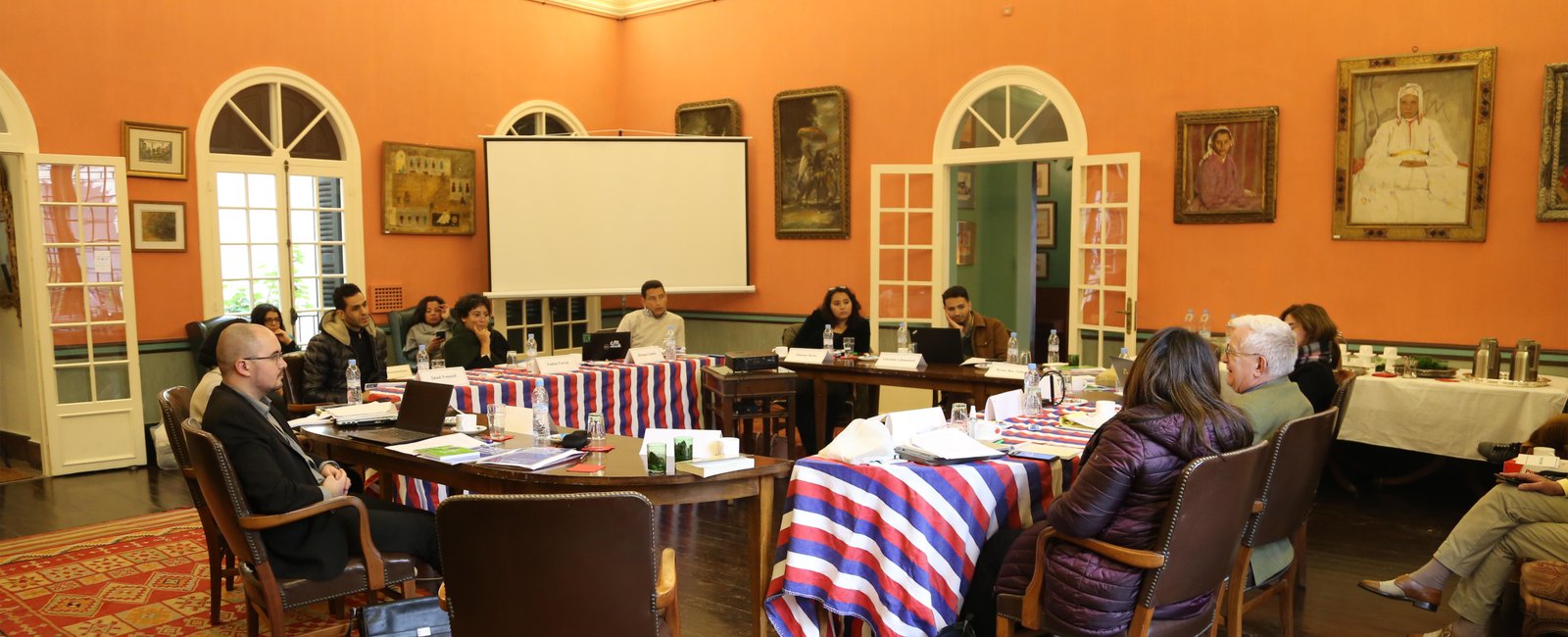 April Seminar discussion in the Legation room